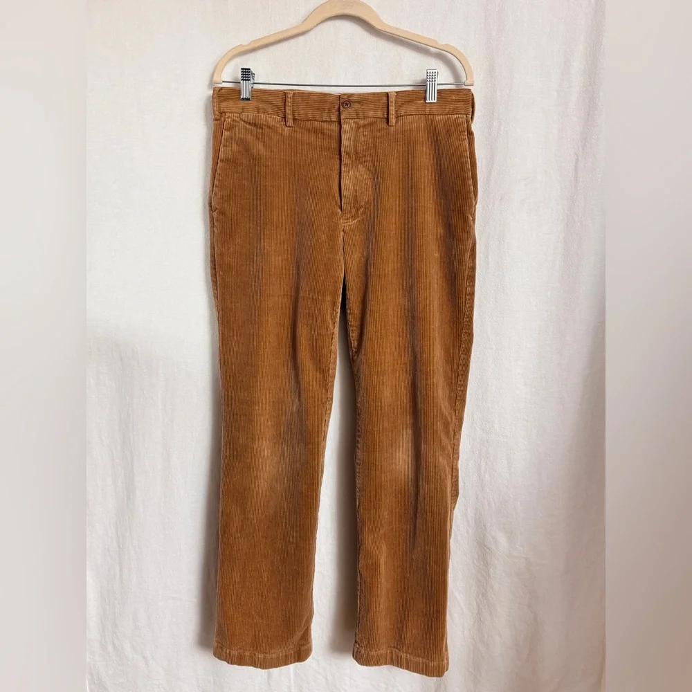 Polo Ralph Lauren Bedford Straight Fit Corduroy Pants in Golden Brown Size 32x30